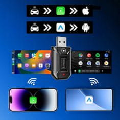 ZENWIRE Mini adapter CarPlay Android Auto bežični CarLink audio USB USB-C 10m Zenwire M30