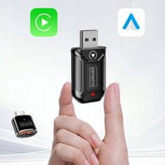ZENWIRE Mini adapter CarPlay Android Auto bežični CarLink audio USB USB-C 10m Zenwire M30
