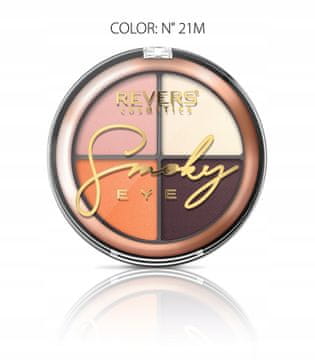 REVERS Paleta sjenila za oči Revers Smoky Eye 21M - dugotrajna, jako pigmentirana 9 g