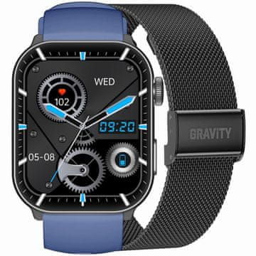 Gravity PAMETNI SAT UNISEX GT28-3 - BLUETOOTH POZIVI, DODATNI REMEN (sg037c)