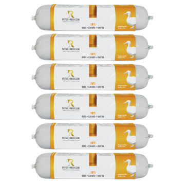BE 6 x Patka | dvostruke rolice (2x400g) | čisto meso | mokra hrana za pse |
