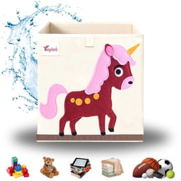 ORGANIZATOR KUTIJA-KONTEJNER za pohranu knjiga, igračaka, odjeće i polica HORSE