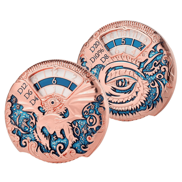 RGFK RPG kockice Metal Spinner Dragon Providence RPG kockice 6 u 1 K4 K6 K8 K10 K12 K20
