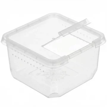 Posuda za uzgoj tarantula s ventilacijom 12x12x7 cm - kutija za mlade pauke