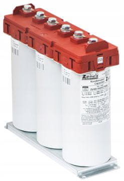 ZVAR - KONDENZATOR 6P 15/25.8KVAR@400/525 50HZ 3X99.5µF 3X12.5/16.4A 82X246XH212