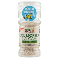 Royal Brand Vrhunska sol od algi bogata PRIRODNIM JODOM 40 g mlinac za višekratnu upotrebu