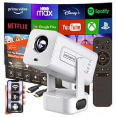 ZENWIRE Mini prijenosni projektor Android 13 WiFi 360 Full HD 4K za telefon Zenwire IMC360