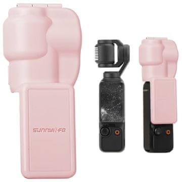 Zaštitna futrola - gimbal i zaštitna navlaka za ekran za DJI Osmo Pocket 3 (roza)