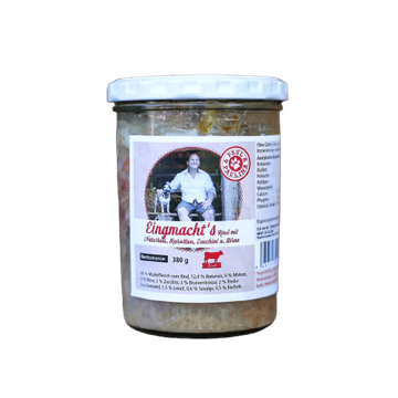 Govedina sa smeđom rižom 380 g | hrana za pse | jačanje dlake |
