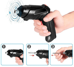 Električni akumulatorski odvijač 3.6 V, set 47 el., mini odvijač usb, kufer
