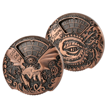 RGFK RPG kockice Metalni spinner Watchful Eyes RPG kockice 6 u 1 K4 K6 K8 K10 K12 K20