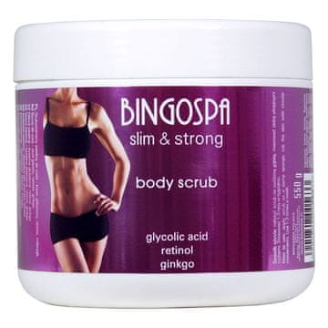 Piling za tijelo s glikolnom kiselinom, retinolom i ginkgom BINGOSPA slim and strong