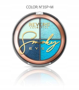 REVERS Paleta sjenila za oči Revers Smoky Eye 35 - 9 boja, mix završnica