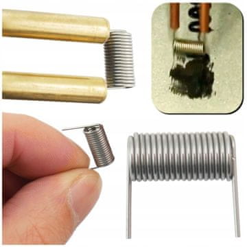 Spiralna spajalica 10 kom. plastična spajalica za zaglađivanje, izravnavanje, topljenje