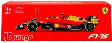 BBurago F1 automobil FERRARI F1-75 VN Italije 2022 Monza C. Sainz #55 1:24 26806