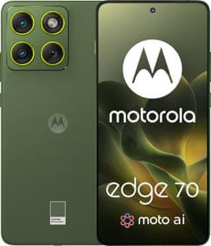Motorola Edge 70 12GB/512GB pametni telefon zelene boje (Pantone brončano zelena)