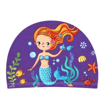 Aqua-Sport Aqua-Sport kapa za plivanje junior, print sirena, ljubičasta AS8638