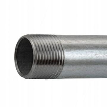 Produžna cijev, spojnica, pocinčani čelik, navoj, 1/2” 5 cm 50 mm GZxGZ