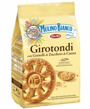 Mulino Bianco Talijanski keksi od prhkog tijesta sa šećerom od trske Girotondi 350g