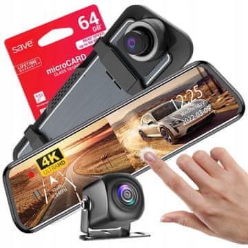 Save AUTO KAMERA VIDEO SNIMAČ KAMERA ZA STRANJI HOOD VIDEO SNIMAČ 4K 2K