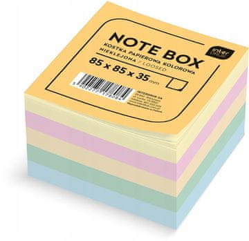 Kocka notes uredski neobojeni, INTERDRUK 85x85x35mm