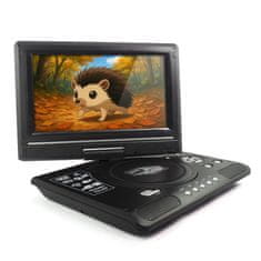 Prijenosni DVD player 7,8" 300 igara Poljski izbornik USB antena