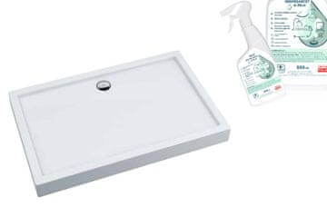 AQUA for you brodzik prostokątny Kronos Plus 120x90x14 s octem gospodarczym