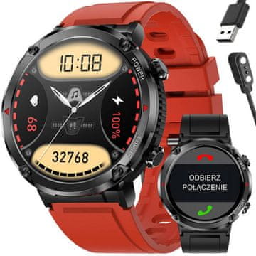 Gravity GT21-6 MUŠKI PAMETNI SAT - BLUETOOTH POZIV, DODATNI REMEN (sg025f)