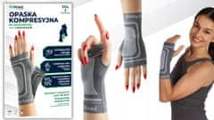 Uciskowa opaska na zapešće, elastična traka za ruku i šaku FIT4MED S/M