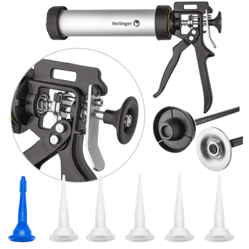 Verlinger PRO 26:1 Aluminijski stiskaljka za cijev od 300-400 ml za ove mase od 4500 N