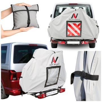 NAVA Navlaka za 3-4 bicikla na nosaču za bicikle za transport s kukom za nosač