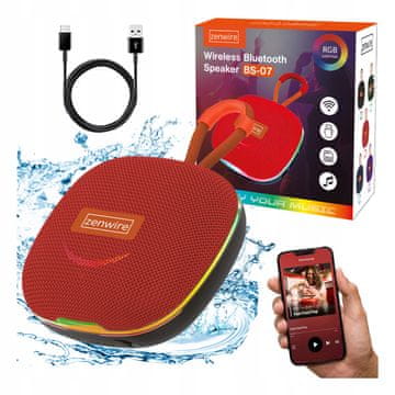 ZENWIRE Mini prijenosni bežični boombox zvučnik s FM radiom i MP3, 13W