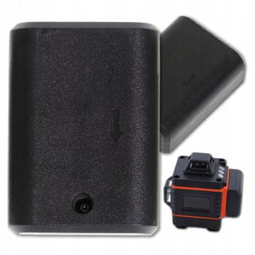 Baterija za lasersku libelu 360° HILDA LINBOX 7x5 cm, zamjenska za utor