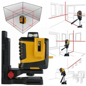 Lamigo Cross 3.2 Laser 360 horizontalno 2 vertikalne linije nivelacijski laser