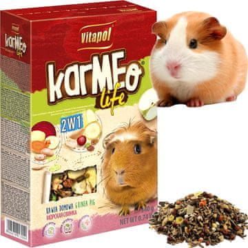 Hobby Hrana za zamorce s voćem i povrćem Vitapol Karmeo Life 340 g