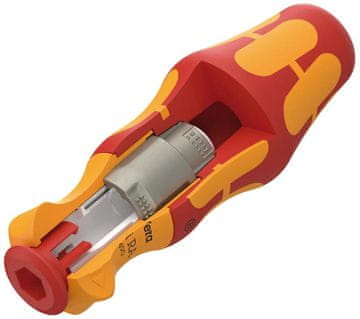 Wera Izolirani VDE držač bitova 1/4" s račnom Rapidaptor 837 i RA Wera