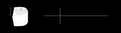 Arabesque FLARE M01 navlake za pete - za prozirne pete Flare M01 navlake za pete 2 kom prozirne