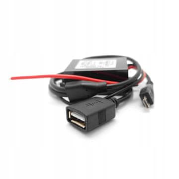 Automobilski inverter 12/24V 5V 5A Micro USB adapter za način parkiranja