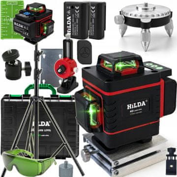 360° RAVNI LASERSKI NIVELA 4DMAX KRIŽNI LASERSKI STATIV 2,9 M