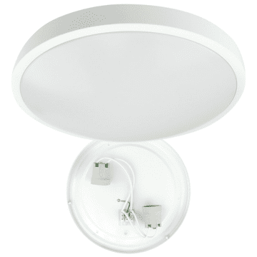Eco light Okrugla stropna svjetiljka, nadgradna, 2x E27, bijela