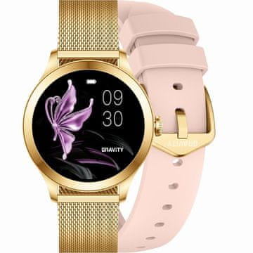 Gravity GT25-1 PRO ŽENSKI PAMETNI SAT - AMOLED, DODATNI REMEN (sg039a)