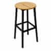 Taboret od hrasta kvrgavog bar stolac za kuhinju blagovaonicu 32x32x65 Begryf