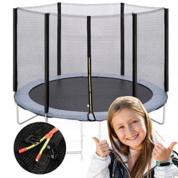 MREŽA ZA TRAMPOLIN OD 2,4 m 244/250/252 cm ZA 6 STUPOVA, ČVRSTO I IZDRŽLJIVO