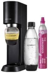 SodaStream MIX zasićivač zraka + boca s CO2 patronom 1L 430ml crna