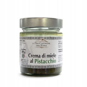 Krema od meda i pistacija Le Tre Castagne dell'Etna 200g Sicilijanski med