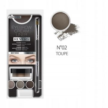 REVERS Revers kremasta pomada za obrve taupe 8 ml s arganovim uljem