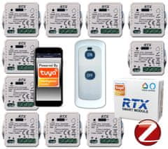RTX 10x TUYA kontroler roleta Zigbee daljinski upravljač RFRCM BESPLATNO