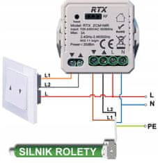 RTX 10x TUYA kontroler roleta Zigbee daljinski upravljač RFRCM BESPLATNO