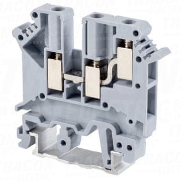 Tracon Electric Vijčana fazna spojna stezaljka za sabirnicu, siva 0,2-4 mm2, 41 A ZUG
