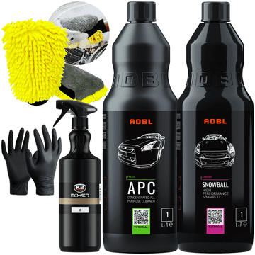 Adbl auto šampon APC velika rukavica za pranje automobila + boca